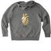 Wear KINTSUGI, a Mid Heather Grey Stanley/Stella Unisex Cruiser 2.0 Pullover Hoodie (back-view)