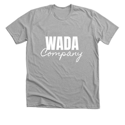 WADA Company Shirt, a Athletic Heather Premium Unisex Tee