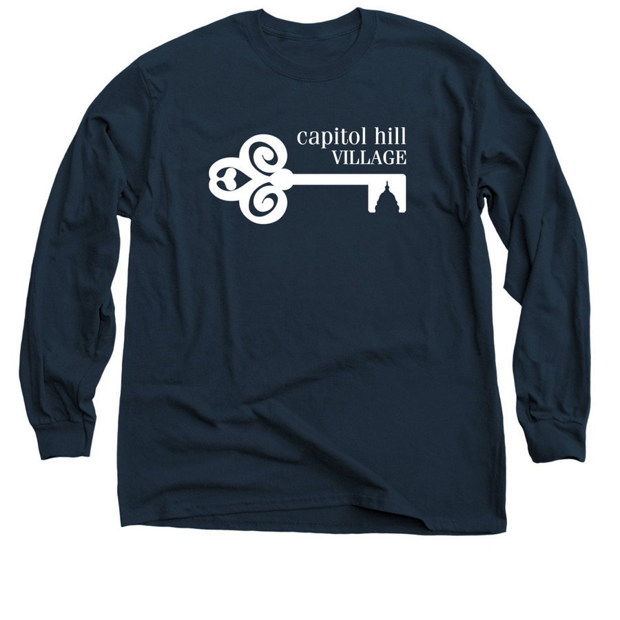 Ashvita/Judy, a Navy Classic Long Sleeve Tee