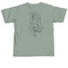 Macbeth - Serpent, a Bay Comfort Colors Unisex Tee (back-view)