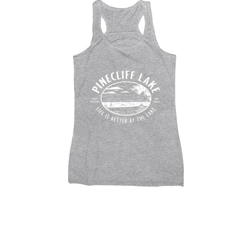 Pinecliff Lake Community Club, a Athletic Heather Women's Racerback