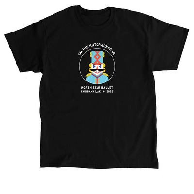 The Nutcracker 2026 - North Star Ballet, a Black Classic Unisex Tee
