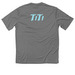 Performance Boulevard Bangers - TiTi, a Grey Concrete Heather Classic Performance Tee (back-view)