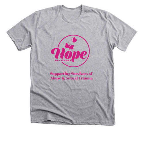 Supporting Survivors, a Athletic Heather Premium Unisex Tee