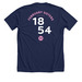 Lawrence United (Home) -&nbsp;February Sisters, a Solid Navy Blend Premium Unisex Tee (back-view)