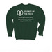 Youth T-Shirts & Sweatshirts, a Forest Green Youth Crewneck Sweatshirt (back-view)