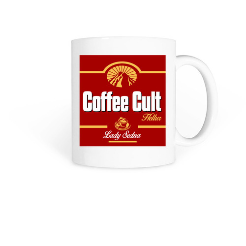 vintage 85' coffee cult, a White Coffee Mug