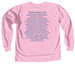 October Awareness Shirts Batch 23, a Blossom Comfort Colors Long Sleeve Tee (back-view)