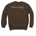 The TPA - Sweatshirts, T Shirts, & MORE, a Dark Chocolate Crewneck Sweatshirt (back-view)