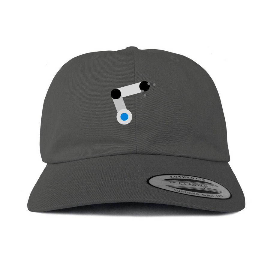 Robot Arm Hat, a Dark Gray Printed Classic Baseball Cap