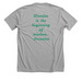 Wonder & Wander, a Athletic Heather Premium Unisex Tee (back-view)