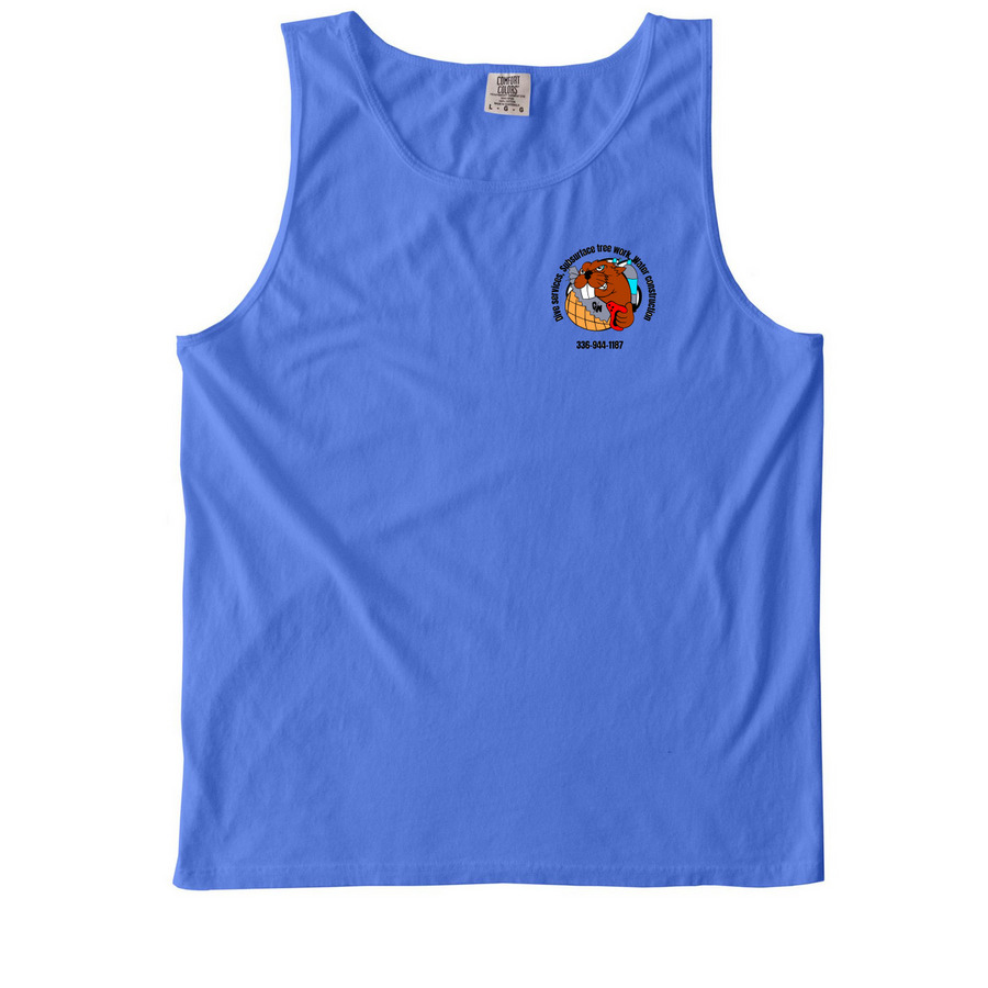 GW Group therapy, a Flo Blue Comfort Colors Tank Top