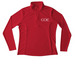 The COE Performance Zip Up, a True Red Women's Performance Quarter Zip Pullover