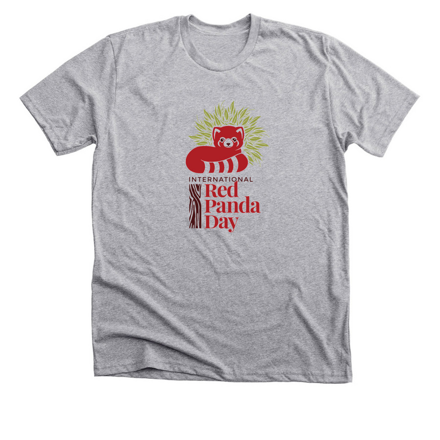 International Red Panda Day, a Athletic Heather Premium Unisex Tee