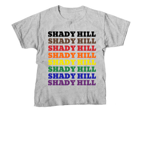 SHS Philly Pride Flag, a Sport Grey Youth Unisex Tee
