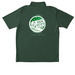 Veterans Program Logo Athletic Collection, a Forest Green Unisex Performance Polo (back-view)