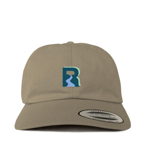 RRWC Hats, a Khaki Printed Classic Baseball Cap