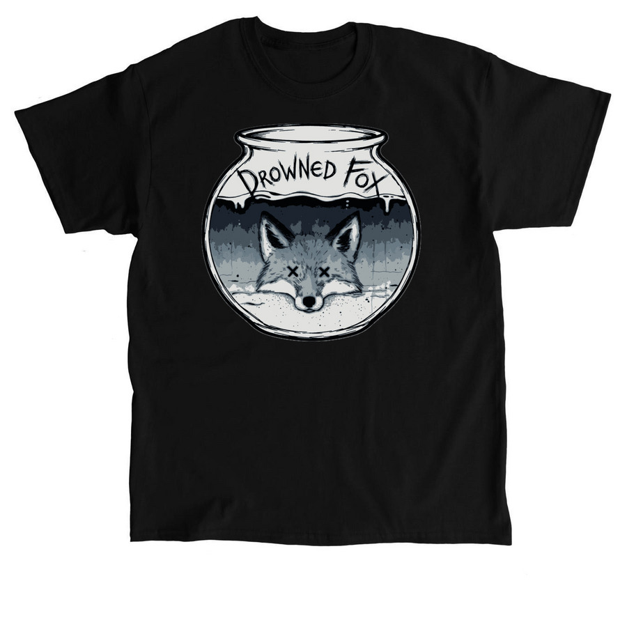 Fox in a Fish Bowl T-Shirt, a Black Classic Unisex Tee