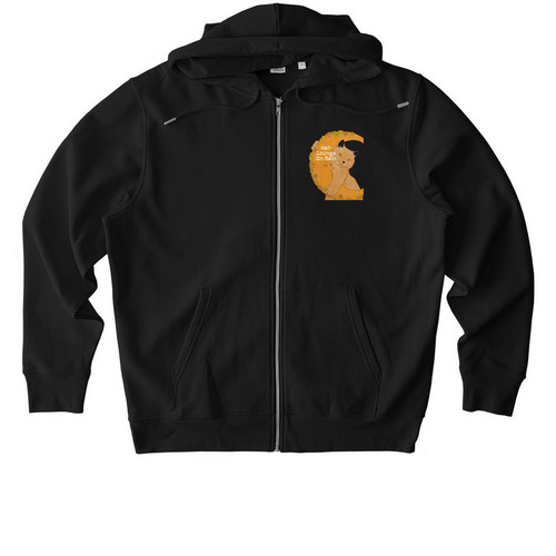 HL CELESTIAL NIGHTS, a Black Stanley/Stella Unisex Cultivator 2.0 Zip Up Pullover Hoodie