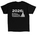 Stroll Haunted Yarmouth - White Logo, a Black Classic Unisex Tee (back-view)