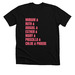 Women of the Bible T-shirt, a Solid Black Blend Premium Unisex Tee