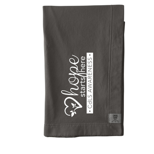 CdLS Blankets, a Pepper Comfort Colors Blanket