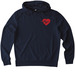 Sutter ER/Trauma &nbsp; &nbsp; (Heart), a Night Sky Navy Allmade Organic French Terry Pullover Hoodie