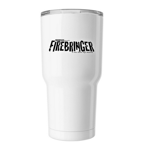 Firebringer Tumbler, a White Insulated Tumbler