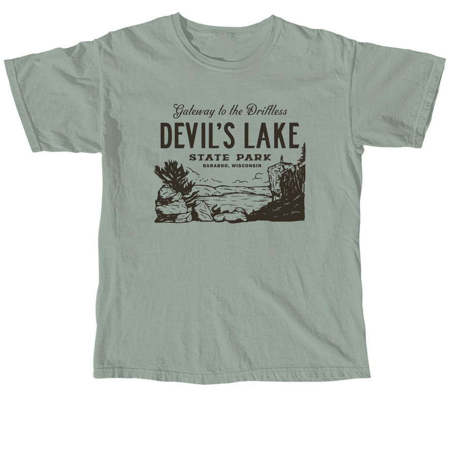 Gateway to the Driftless Shirt (Single Color), a Bay Comfort Colors Unisex Tee