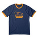 Camp Casa 2026, a Navy/ Gold Cotton Ringer Tee