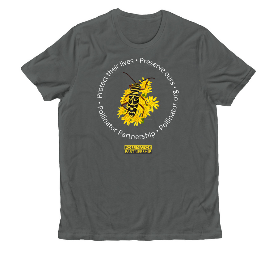 Beetle- Dark Color Shirts, a Terrain Grey Allmade Organic Cotton Unisex Tee