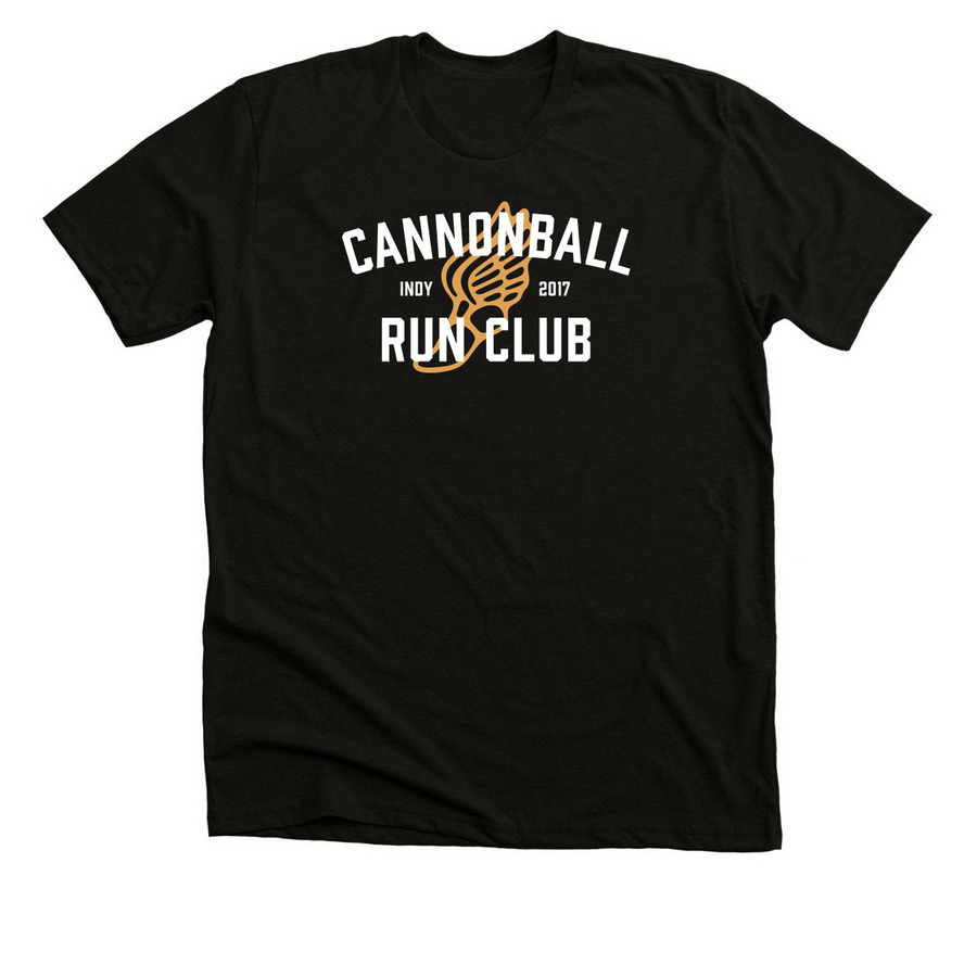 Cannonball Run Club, a Solid Black Blend Premium Unisex Tee