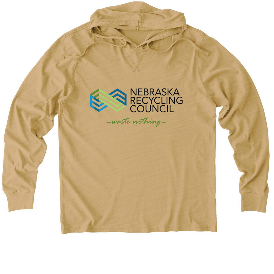 Nebraska Recycling Council Tops&nbsp;, a Golden Wheat Allmade Organic Cotton Mineral Dye Hoodie Tee
