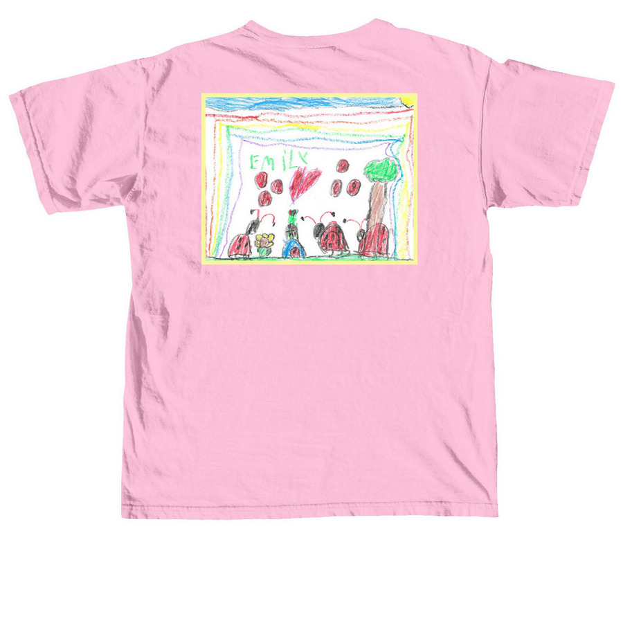 Emily's Shirt, a Blossom Comfort Colors Unisex Tee (back-view)