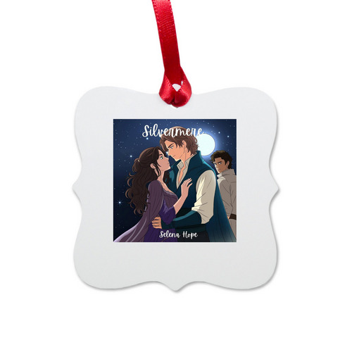 Silvermere Aluminum Square Ornament&nbsp;, a White Aluminum Square Ornament