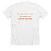 n-Lorem Foundation Vertical Logo, a Solid White Blend Premium Unisex Tee (back-view)