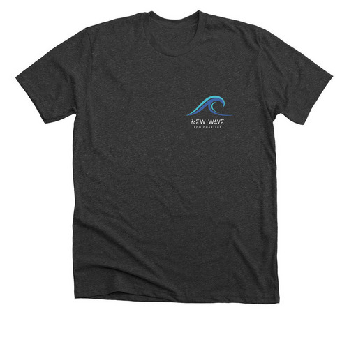 New Wave - Respect the Locals, a Dark Grey Heather Premium Unisex Tee
