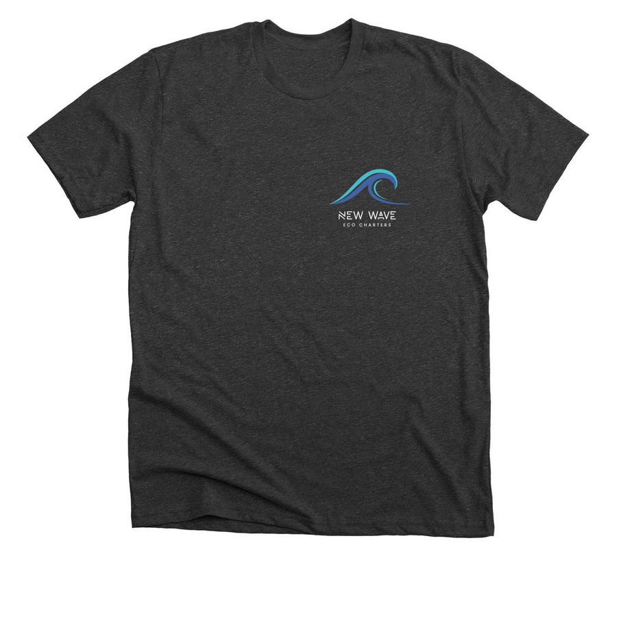 New Wave - Respect the Locals, a Dark Grey Heather Premium Unisex Tee