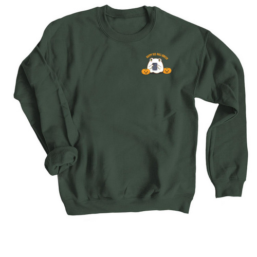 Res Hall-oween!, a Forest Crewneck Sweatshirt