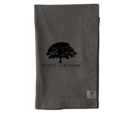 White Oak Farm, a Pepper Comfort Colors Blanket
