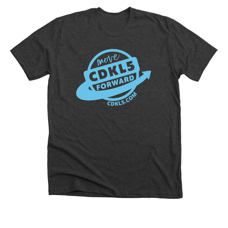 Move CDKL5 Forward, a Dark Grey Heather Premium Unisex Tee