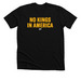 NO KINGS IN AMERICA, a Solid Black Blend Premium Unisex Tee