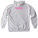 He's Bigger Than The Game., a White Comfort Colors Pullover Hoodie (back-view)