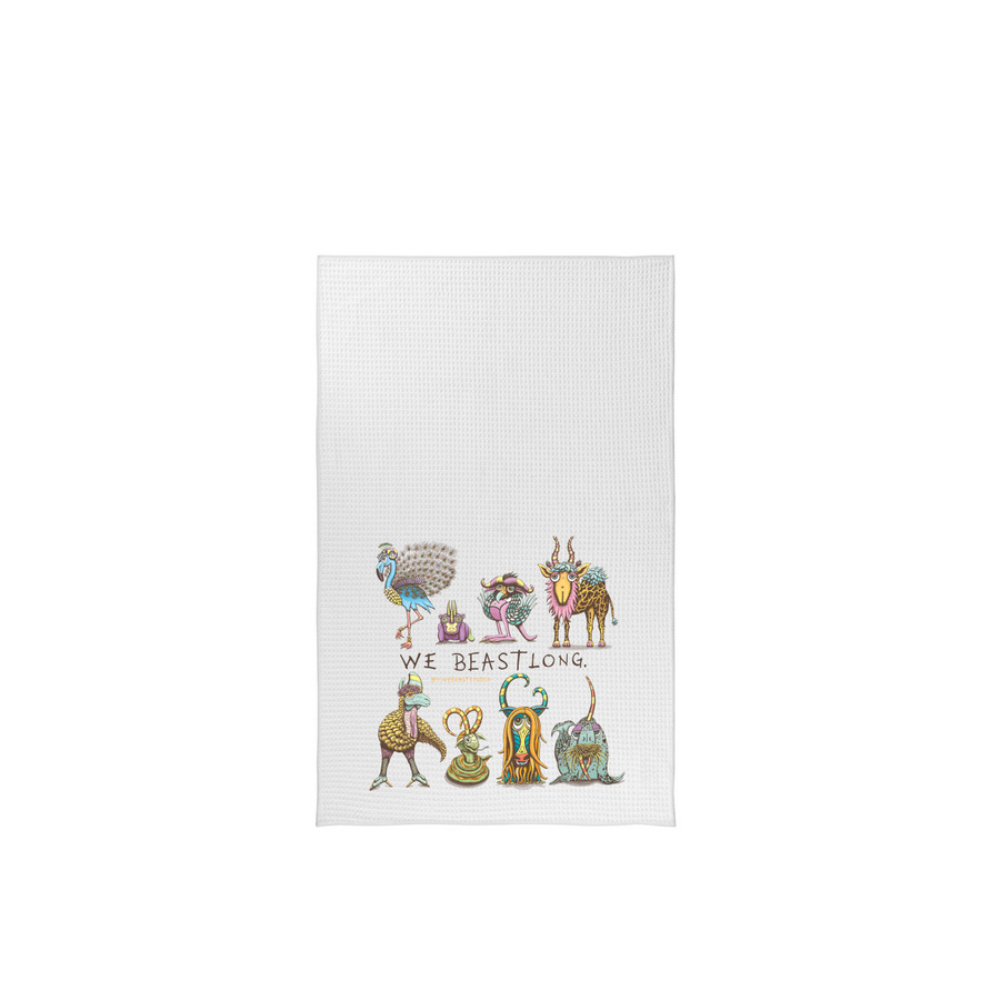 Kitchen Swag, a White Tea Towel