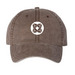 Immanuel Hats!, a Brown Printed Pigment Dye Baseball Cap