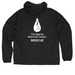 Rescue Windbreaker&nbsp;- Retail, a Black Quarter-Zip Windbreaker (back-view)