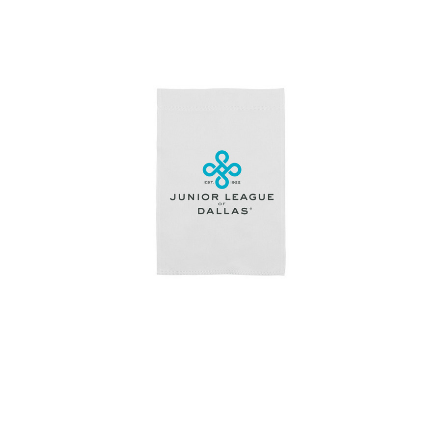 JLD Logo Yard Flag, a White 12" x 18" Yard Flag