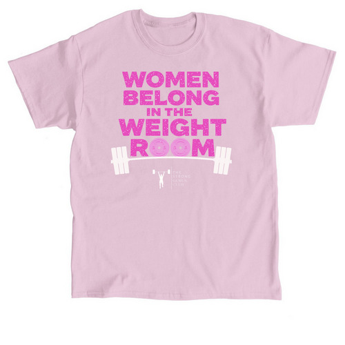 Women Belong Tee, a Light Pink Classic Unisex Tee