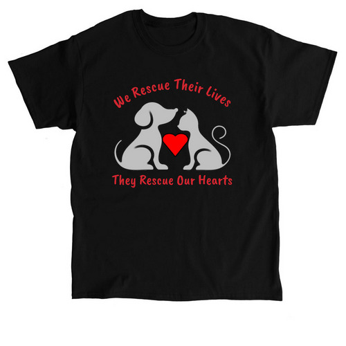 Rescue Our Hearts, a Black Classic Unisex Tee