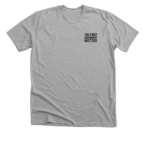 Let's stand together.&nbsp;, a Athletic Heather Premium Unisex Tee